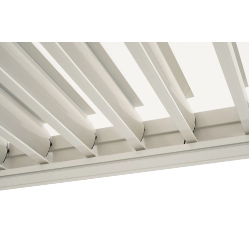 Pergola ogrodowa 3x4 m z REGULOWANYM dachem ALUMINIOWA biała na TARAS 57778